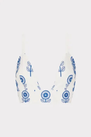 poppy_embroidery_top_0-1.webp Matching Sets-MILLY Poppy Embroidery Top White/Blue