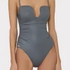 One Piece Swimsuits-MILLY Ragatta One Piece Grey