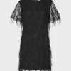rana_feather_dress_0.webp Little Black Dresses-MILLY Rana Feather Dress Black