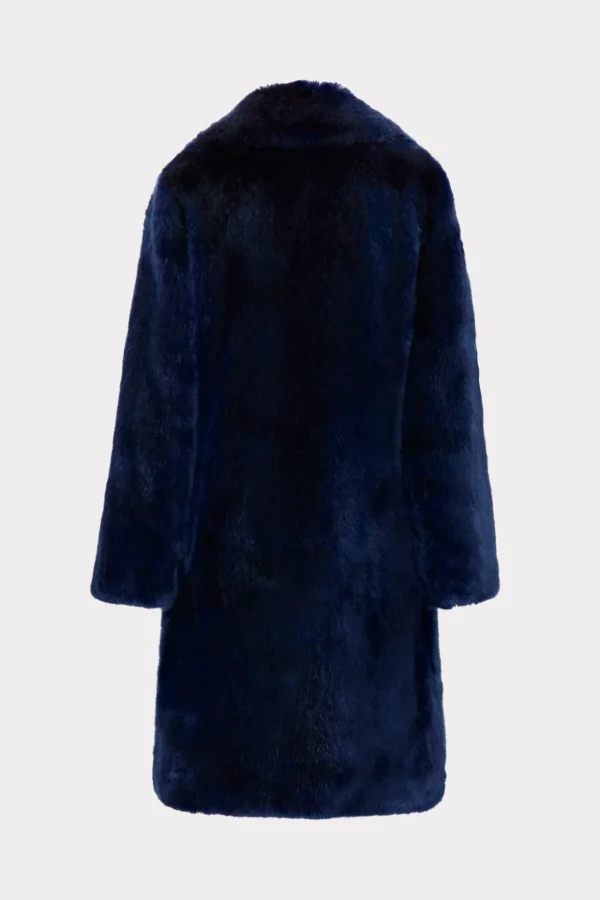 riley_faux_fur_coat_3.webp Coats & Jackets-MILLY Riley Faux Fur Coat Navy