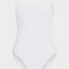 One Piece Swimsuits-MILLY Ringside One Piece White