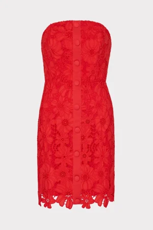 roja_lace_mini_dress_0-1.webp Cocktail Dresses-MILLY Roja Lace Mini Dress Red