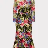 rosalind_floral_embroider_3-3.webp Cocktail Dresses-MILLY Rosalind Floral Embroidery Dress Red Multi