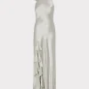 roux_hammered_satin_gown_0-4.webp Evening Gowns-MILLY Roux Hammered Satin Gown Silver