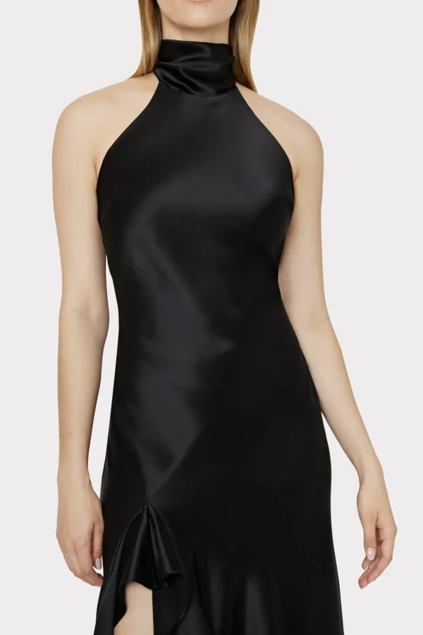roux_hammered_satin_gown_1-9.webp Maxi Dresses-MILLY Roux Hammered Satin Gown Black