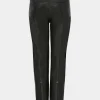 Pants-MILLY Rue Vegan Leather Pants Black