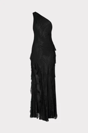 ryanna_chiffon_devore_dre_0-12.webp Maxi Dresses-MILLY Ryanna Chiffon Devore Dress Black