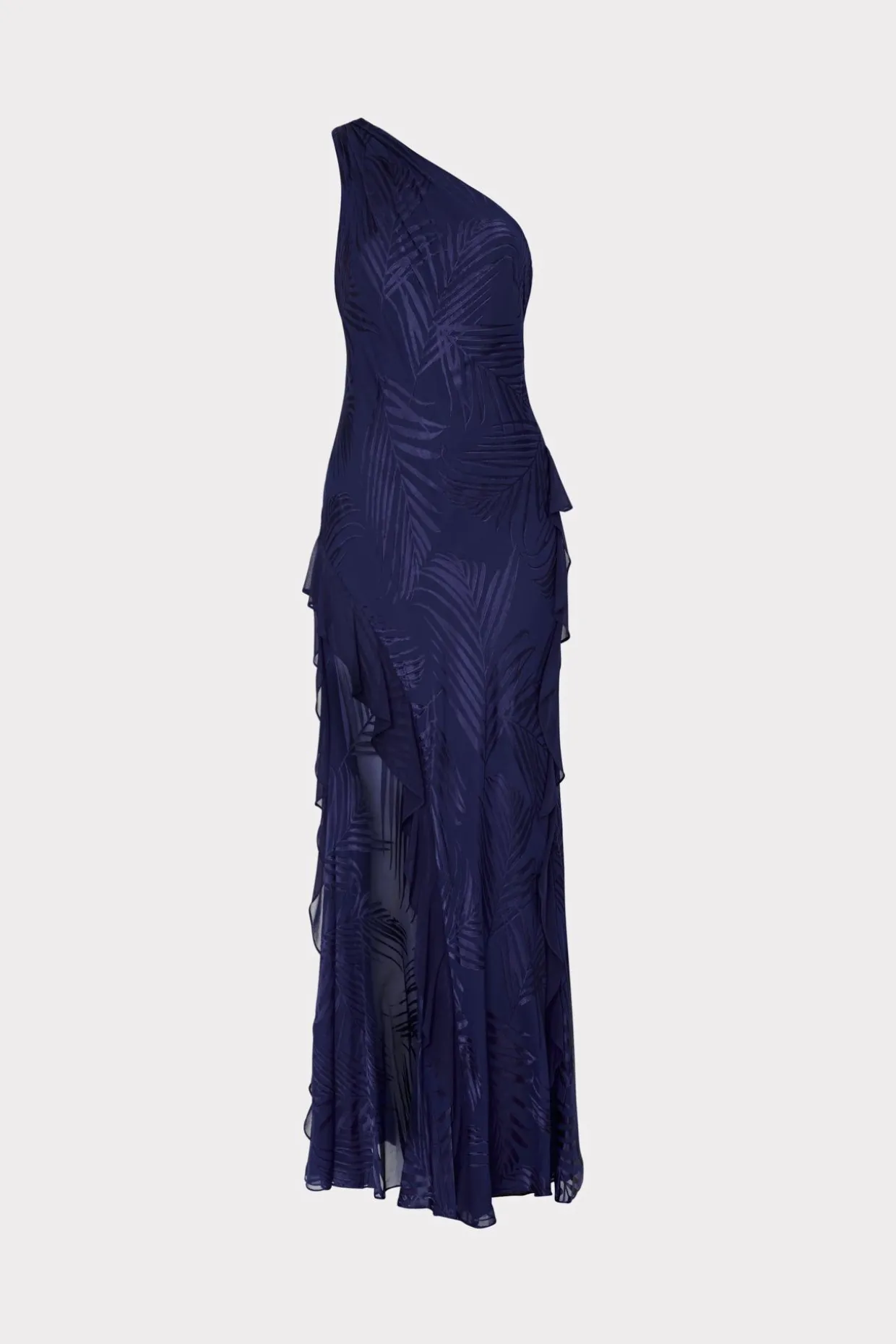 ryanna_chiffon_devore_dre_0-2.webp Jumpsuits & Rompers-MILLY Ryanna Chiffon Devore Dress Navy