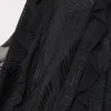 Little Black Dresses-MILLY Ryanna Chiffon Devore Dress Black