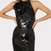 sabine_d_sequins_rosette__2-1.webp Maxi Dresses-MILLY Sabine 3D Sequins Rosette Dress Black