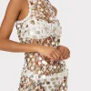 Cover-Ups-MILLY Sequin Crochet Midi Dress Ecru