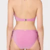 Jumpsuits & Rompers-MILLY Shimmer Halter Bikini Top Pink