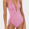 shimmer_halter_one_piece_1-1.webp Jumpsuits & Rompers-MILLY Shimmer Halter One Piece Pink