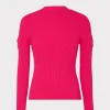 Sweaters & Knits-MILLY Shoulder Cut Out Knit Mock Neck Milly Pink
