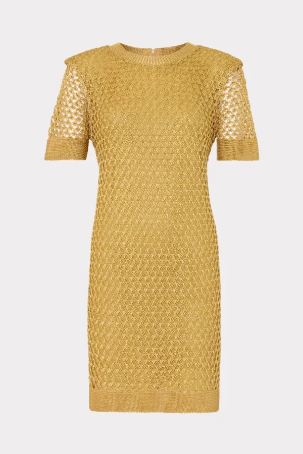 sinclair_metallic_mesh_mi_0-4.webp Knit Dresses-MILLY Sinclair Metallic Mesh Mini Dress Gold
