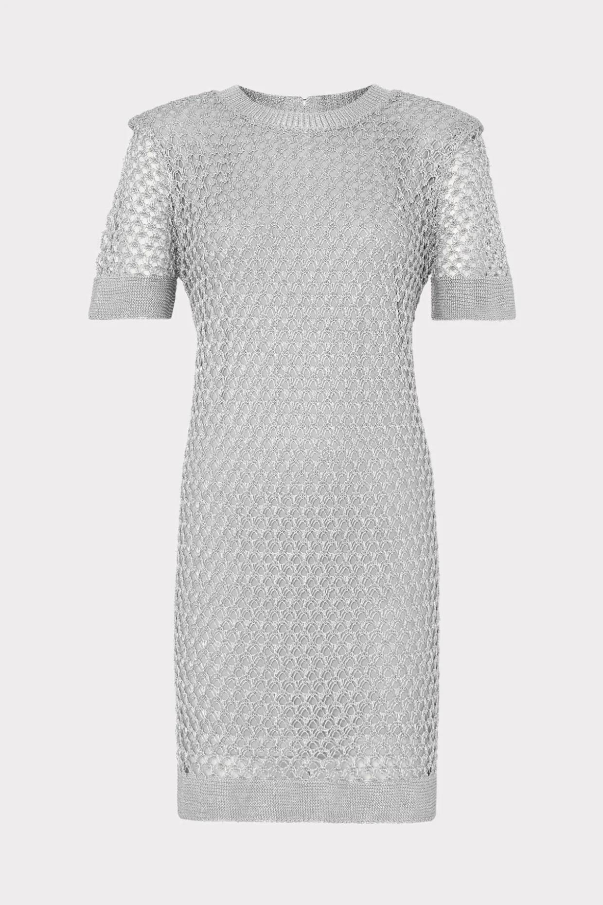 sinclair_metallic_mesh_mi_0.webp Jumpsuits & Rompers-MILLY Sinclair Metallic Mesh Mini Dress Silver