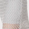 Sweaters & Knits-MILLY Sinclair Metallic Mesh Mini Dress Silver
