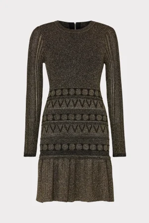 solene_metallic_ruffle_mi_0-1.webp Knit Dresses-MILLY Solene Metallic Ruffle Mini Dress Gold