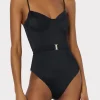 solid_belted_one_piece_1.webp One Piece Swimsuits-MILLY Solid Belted One Piece Black