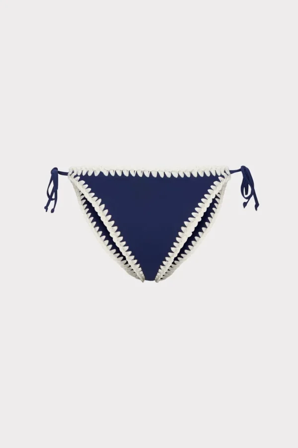 Jumpsuits & Rompers-MILLY Solid Bikini Bottom Navy