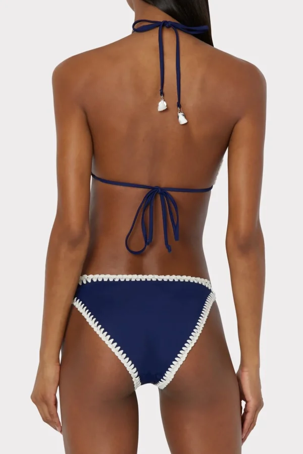 Jumpsuits & Rompers-MILLY Solid Bikini Bottom Navy
