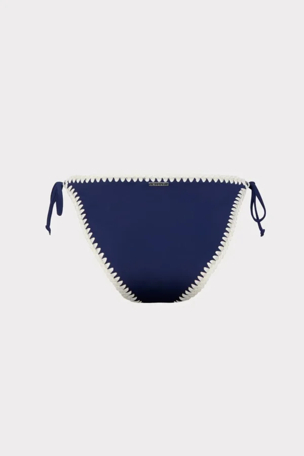 Jumpsuits & Rompers-MILLY Solid Bikini Bottom Navy