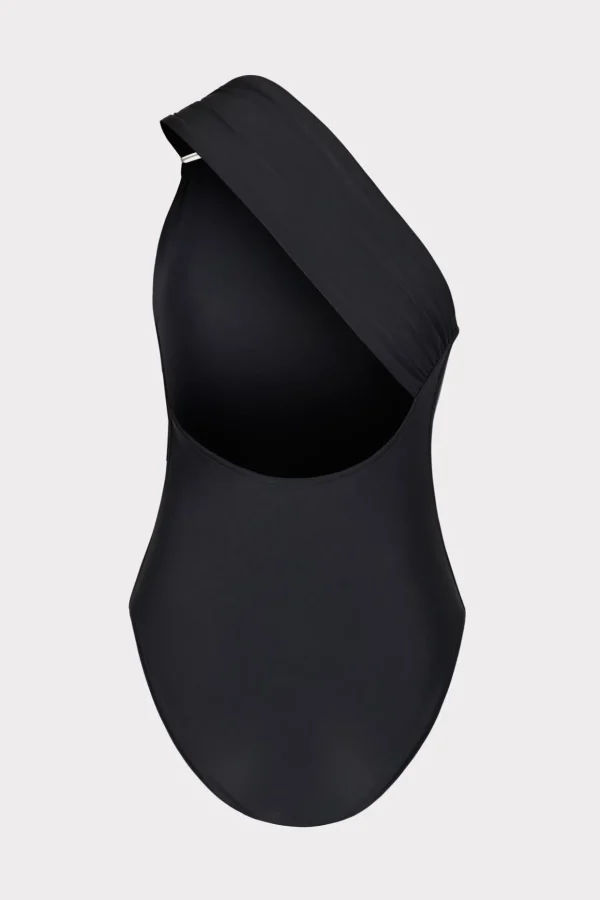 solid_carvico_vita_one_sh_2.webp One Piece Swimsuits-MILLY Solid Carvico Vita One Shoulder One Piece Black