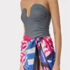 Cover-Ups-MILLY Spanish Vine Zebra Sarong Multi