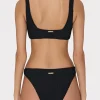square_neck_bikini_top_wi_2.webp Jumpsuits & Rompers-MILLY Square Neck Bikini Top With Smocking Black
