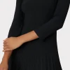 tabitha_sheer_godet_mini__2-2.webp Sweaters & Knits-MILLY Tabitha Sheer Godet Mini Dress Black