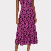 Jumpsuits & Rompers-MILLY Tahlia Tulle Embroidery Dress Pink/Black