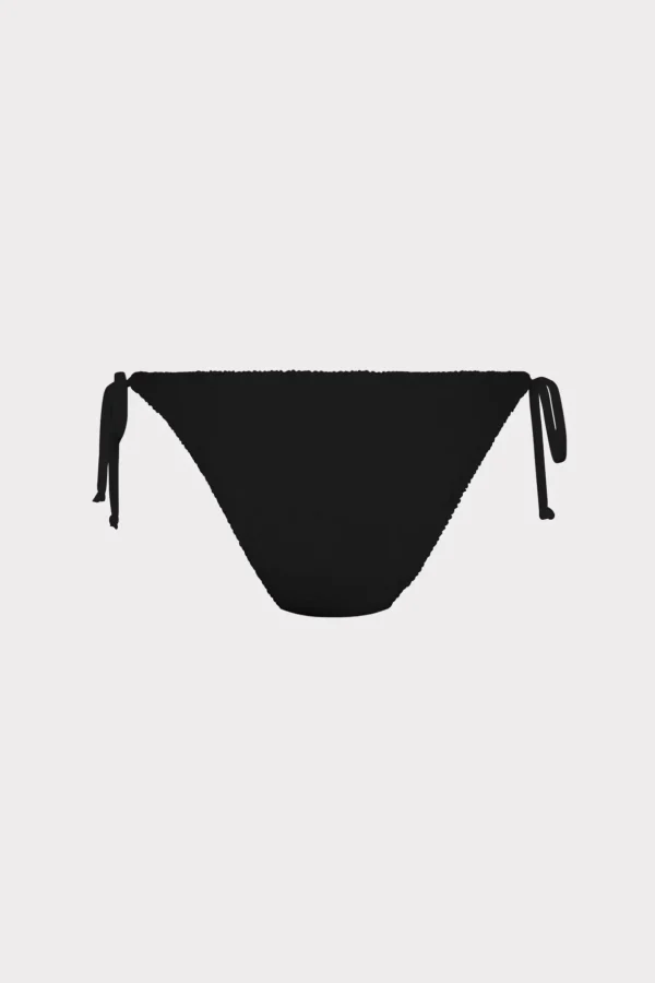 Jumpsuits & Rompers-MILLY Textured Bikini Bottom Black