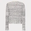 textured_fringe_cardigan__3-3.webp Matching Sets-MILLY Textured Fringe Cardigan Jacket Ecru Multi