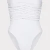 textured_ruched_one_piece_0.webp One Piece Swimsuits-MILLY Textured Ruched One Piece White