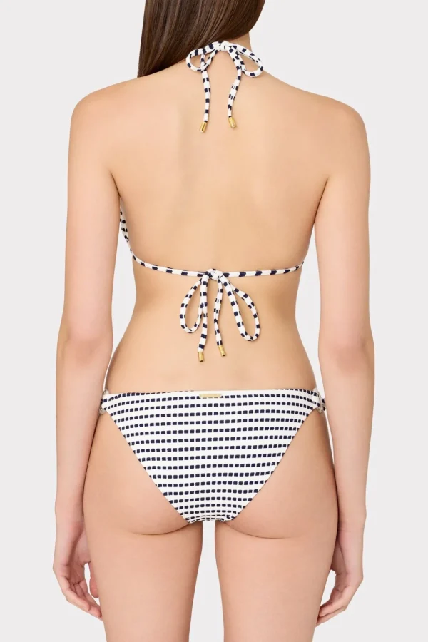 textured_stripe_ring_tria_2-1.webp Jumpsuits & Rompers-MILLY Textured Stripe Ring Triangle Bikini Top Navy