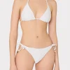Bikinis-MILLY Textured Waves Triangle Bikini Top White