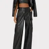 tobias_vegan_leather_carg_1-1.webp Matching Sets-MILLY Tobias Vegan Leather Cargo Pants Black