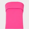 Tops-MILLY Tuala Cady Top Milly Pink