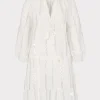 Cover-Ups-MILLY Valentine Lurex Stripe Coverup Dress White