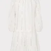 Cover-Ups-MILLY Valentine Lurex Stripe Coverup Dress White