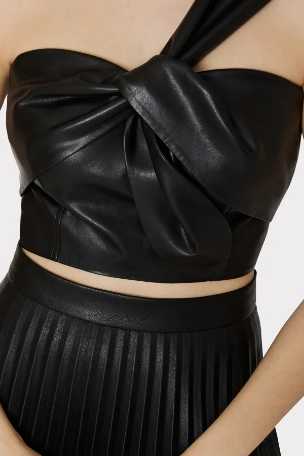 vegan_leather_top_2.webp Jumpsuits & Rompers-MILLY Vegan Leather Top Black