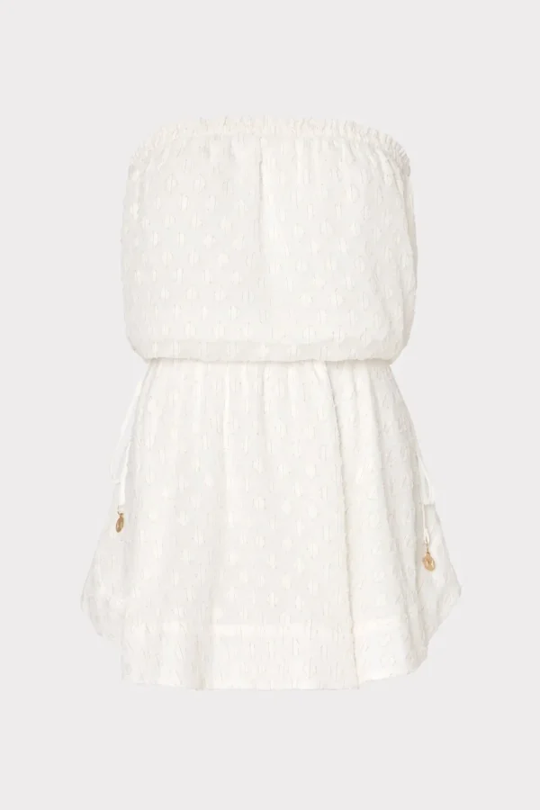 Jumpsuits & Rompers-MILLY Verena Diamond Jacquard Dress White
