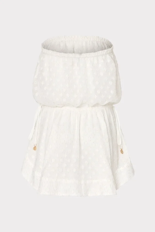 Jumpsuits & Rompers-MILLY Verena Diamond Jacquard Dress White