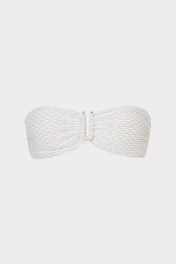 verone_texture_waves_band_0-2.webp Jumpsuits & Rompers-MILLY Verone Texture Waves Bandeau Top White