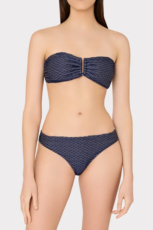 verone_texture_waves_band_1-3.webp Jumpsuits & Rompers-MILLY Verone Texture Waves Bandeau Top Navy