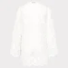 Jumpsuits & Rompers-MILLY Viara 3D Floral Embroidery Coverup Dress White