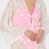 Cover-Ups-MILLY Viara 3D Floral Embroidery Coverup Dress White