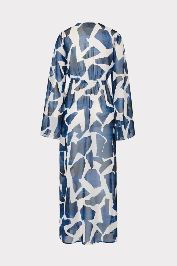 vince_ocean_puzzle_chiffo_3-1.webp Jumpsuits & Rompers-MILLY Vince Ocean Puzzle Chiffon Coverup Dress Navy Multi