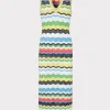 vneck_zig_zag_midi_dress_0-3.webp Day Dresses-MILLY V-Neck Zig Zag Midi Dress Yellow Multi