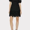 Little Black Dresses-MILLY Yasmin Daisy Lace Dress Black